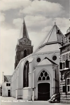 Woerden Ned. Hervormde Kerk Auto VW 1967 HC9150 Tylko dziś