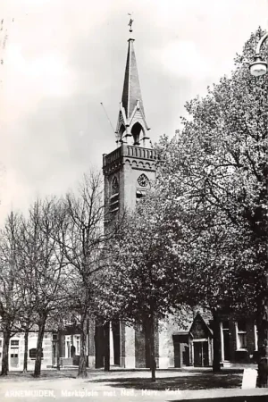 Arnemuiden Marktplein met Ned. Hervormde Kerk 1966 HC9124 Bezpieczna płatność
