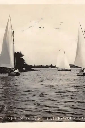 Popularny Paterswolde Omstreken Groningen Zeilen op het Paterswoldsche Meer 1930 HC8908