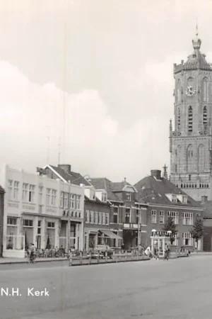 Autentyczny Elst (GD) Dorpstraat met N.H. Kerk HC8949