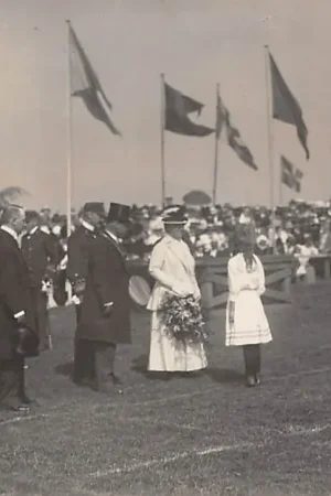 Den Helder Fotokaart 1917 Sportfeest voetbalveld Koninklijk Bezoek Koningshuis HC8833 Kup teraz
