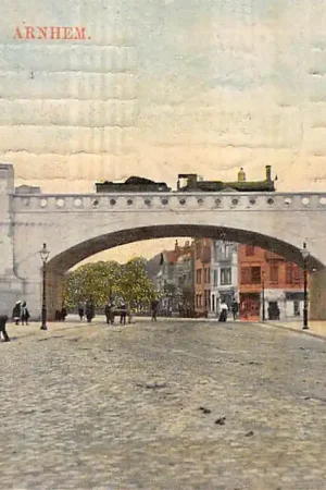 Arnhem Zijpendaalsche Poort met Stoomtrein Spoorwegen 1911 HC8519 Rabat