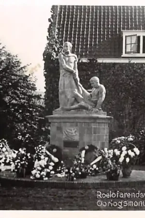 Niska cena Roelofarendsveen Gem. Alkemade Oorlogs monument Onthuld 6-9-49 HC8650