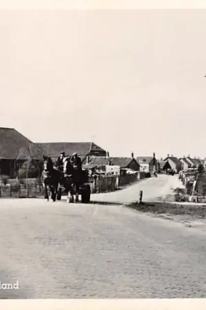 Kamperland Nieuwe Weg Paard en wagen 1951 Noord-Beveland HC8450 Zamów teraz
