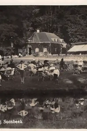 Arnhem Theeschenkerij Sonsbeek Type fotokaart 1933 HC8409 Tylko dziś