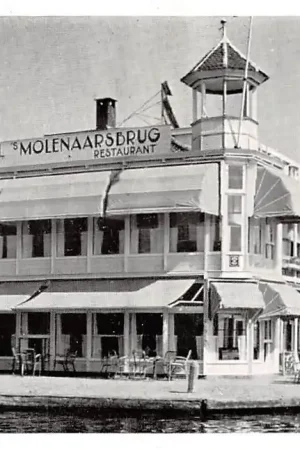 Alphen aan den Rijn Reclame Hotel Café Restaurant 's Molenaarsbrug Auto HC7952 Autentyczny