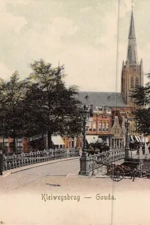 Ekspresowa dostawa Gouda Kleiwegbrug met R.K. Kerk HC7909