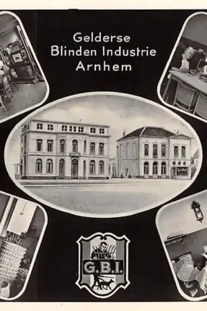 Arnhem Reclame Gelderse Blinden Industrie 1955 HC7794 Niska cena