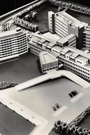 Tylko dziś Leiden Dit wordt het nieuwe Diaconessenhuis Ziekenhuis 1960 HC7672