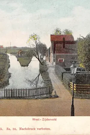 Zaandam West-Zijderveld met Spoorlijn Spoorwegen 1905 HC7563 Promocja