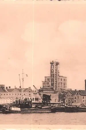 Velsen Papierfabriek Binnenvaart schepen Scheepvaart HC7530 Autentyczny