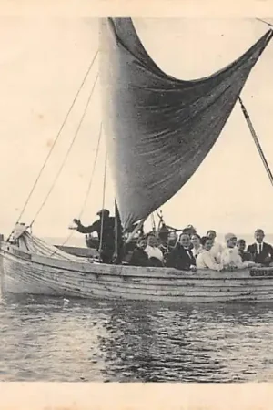 Zandvoort Een zeereisje in een vissers schip 1920 Zee HC7288 Niska cena