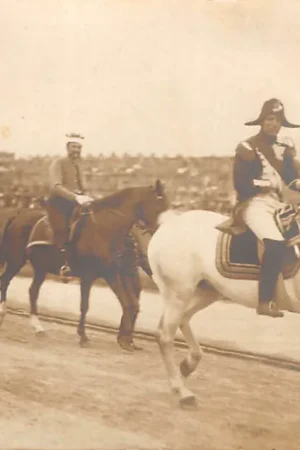 Scheveningen Fotokaart Historische Optocht Paarden 's-Gravenhage HC7242 Bezpieczna płatność