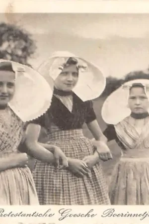 Szybka dostawa Goes Protestantsche Goesche Boerinnetjes Vintage Klederdracht HC7223