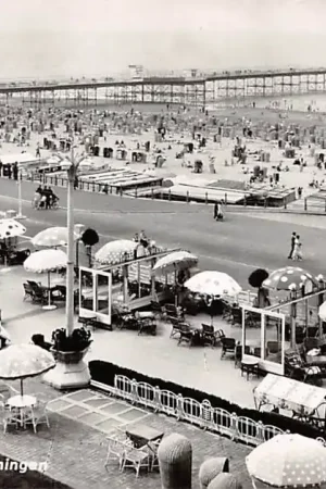 Scheveningen Groeten uit 1959 Boulevard Strand Zee en Pier 's-Gravenhage HC7179 Zwrot pieniędzy