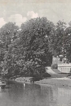 Utrecht Tolsteegsingel met binnenenvaart schip Scheepvaart Schepen 1909 HC7169 Rabat