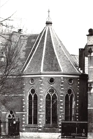 Oryginalny Gouda Jeruzalemkapel Jeruzalemstraat Fotokaart HC7123