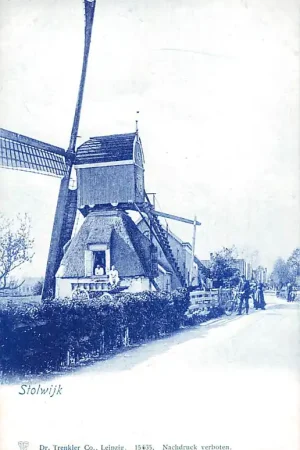 Stolwijk Molen Prachtige kaart! HC7118 Wyprzedaż
