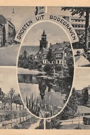 Bodegraven Groeten uit Vijfluik Kaasmarkt HC7010 Szybka dostawa