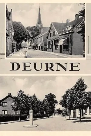 Deurne Molenstraat R.K. kerk en kerktrap HC6782 Bezpieczna płatność