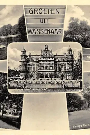 Wassenaar Groeten uit 1935 Vijfluik 's-Gravenhage HC6874 Oryginalny