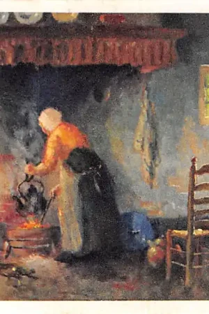 Noord-Brabant Dorpsleven Brabantsch Binnenhuis Koffie zetten HC6473 Oferta limitowana