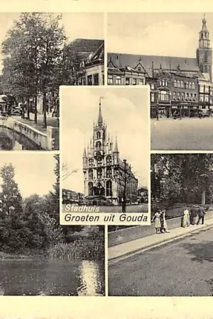 Ostatnia szansa Gouda Groeten uit Gouwe Groote Park Markt Brug Tiendeweg HC6390