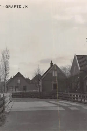 West-Graftdijk Fotokaart Gemeente Alkmaar Schermer HC6343 Popularny