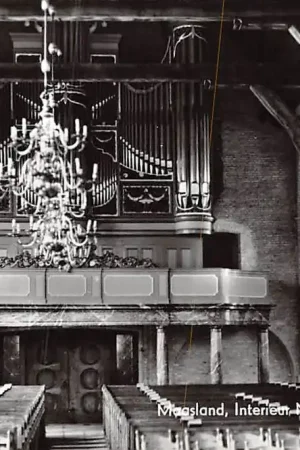 Maasland Interieur Ned. Hervormde Kerk 1965 HC6335 Darmowa dostawa