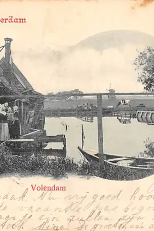 Tani Amsterdam Volendam 1900 Molen Klederdracht Vintage HC6238