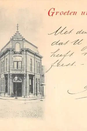 Tani Tilburg Groeten uit 1898 Kleinrondstempel Tilburg-Goirle 1898 Filatelie HC6218