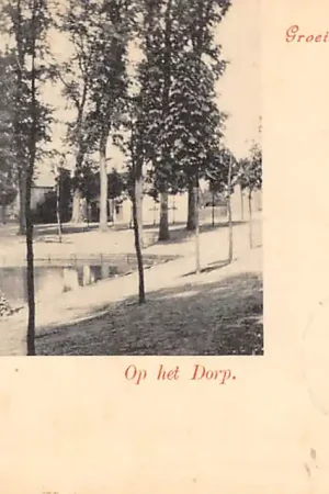 Oostvoorne Groete uit Op het Dorp Kleinrondstempel 1903 Filatelie HC6186 Zamów teraz