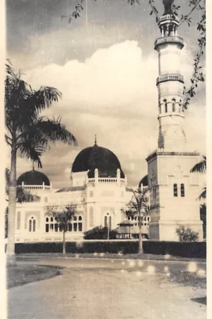 Promocja Nederlands-Indië Fotokaart Moskee Medan Indonesië Indonesia Azië HC5864