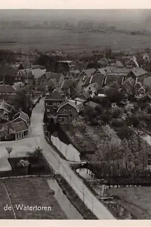 Meerkerk Gezicht vanaf de Watertoren 1948 HC5819 Darmowa dostawa