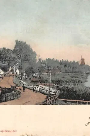 Wysoka jakość Krimpen aan de Lek Korenmolen Molens 1905 HC6012