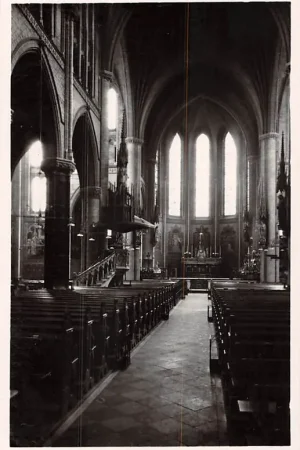 Szybka dostawa Gouda Gouwe Interieur R.K. St. Jozef kerk 1950 HC5924