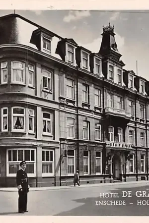 Enschede Hotel Cafe Restaurant De Graaff 1949 Reclame HC5536 Ostatnia szansa