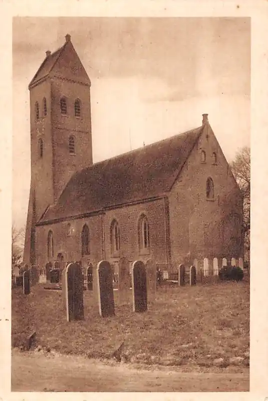 Tylko dziś Midwolde Kerk met begraafplaats Kerkhof HC5506