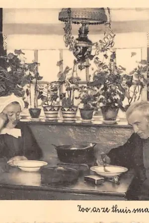 Bezpieczna płatność Noord-Brabant Dorpsleven Haaren Zoo as ze thuis smaakt, smaakt ze nerregens Klederdracht Vintage HC5636