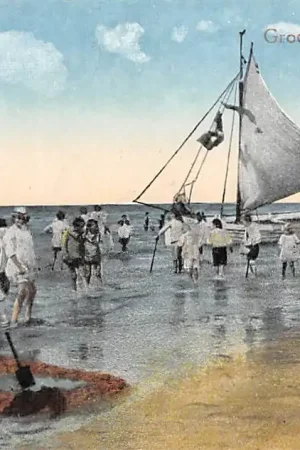 Premium Zandvoort Groeten uit 1922 Strand vermaak Schepen HC5464