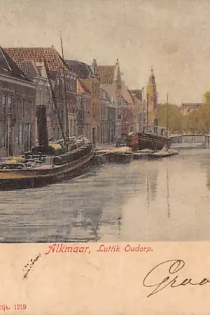 Promocja Alkmaar Luttik Oudorp 1906 Schepen Scheepvaart HC5380