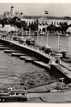 Oferta limitowana Curaçao Pontoon Bridge Governor's Residence Nederlandse Antillen Auto Noord-Amerika HC5244