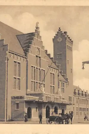 Maastricht Station Paard en wagens Spoorwegen 1918HC5144 Oferta