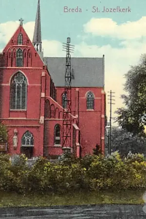 Breda St. Jozefkerk met sport vissers 1914 HC5034 Ostatnia szansa