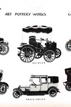 Gouda Reclame Fotokaart Aardewerk fabriek Regina Art Pottery Works Auto HC4950 Bezpieczna płatność