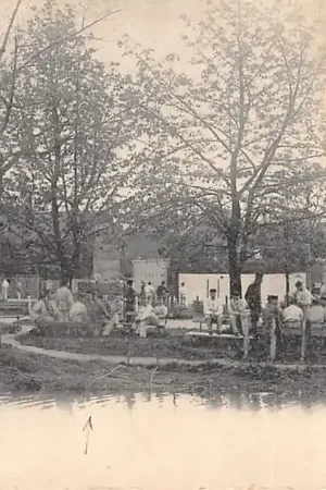 Gouda Kazerne Oefenterrein soldaten langs de Bleekerssingel Gompers Militair 1904 HC4944 Darmowa dostawa