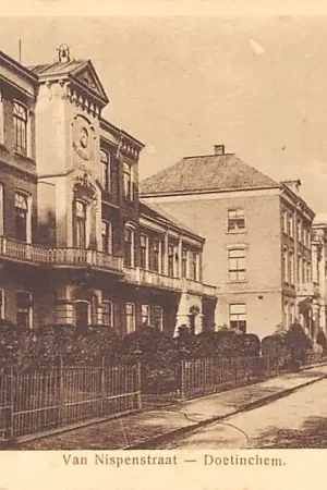 Doetinchem Van Nispenstraat Gymnasium School 1920 HC4873 Tylko dziś