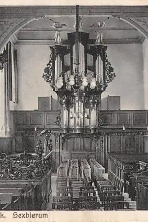 Darmowa dostawa Sexbierum Interieur Ned. Hervormde Kerk 1927 Orgel HC4690