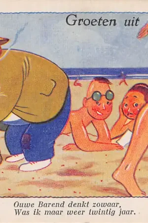 Oostvoorne Groeten uit Illustrator Bob Miller HC4600 Ekspresowa dostawa