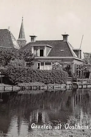 Bezpieczna płatność Oosthem Fotokaart Gereformeerde en Hervormde Kerk 1942 Bij Sneek HC4233